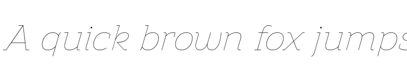 Preview of Amazing Slab Trial Thin Italic font