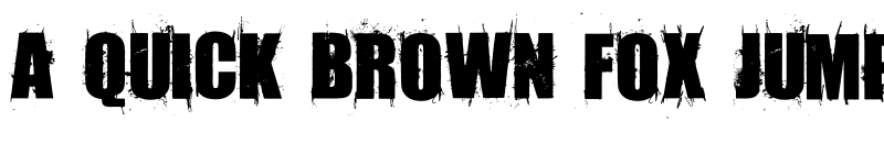 Preview of AmazMegaGrungeOne Regular font