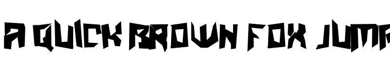 Preview of AmazObitaemOstrovCrazy! Regular font