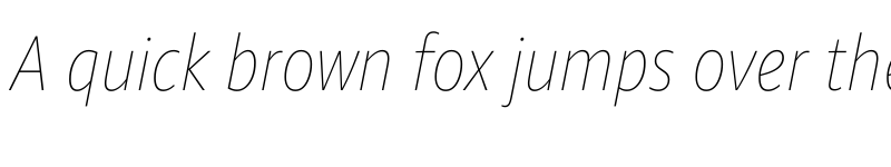 Preview of Amazon Ember Cd RC Thin Italic font