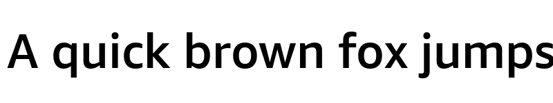 Preview of Amazon Ember Medium font