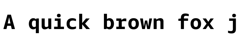 Preview of Amazon Ember Mono Bold font