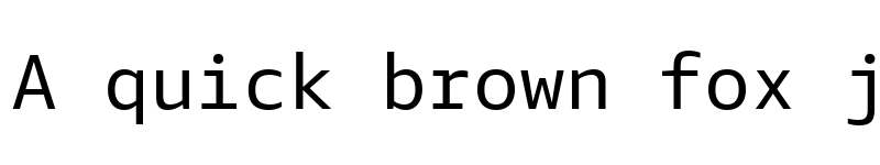 Preview of Amazon Ember Mono Regular font