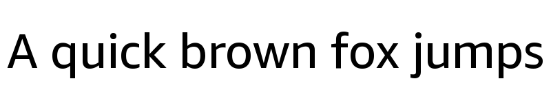 Preview of Amazon Ember Regular font