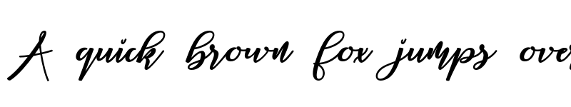 Preview of Ambelia Script Regular font