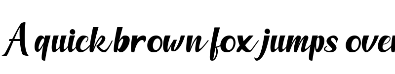 Preview of Amberllee Regular font