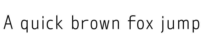 Preview of Ambiguity Radical W05 Rounded Regular font