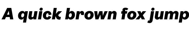 Preview of Ambit Black Italic font