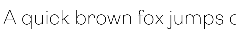 Preview of Ambit ExtraLight font