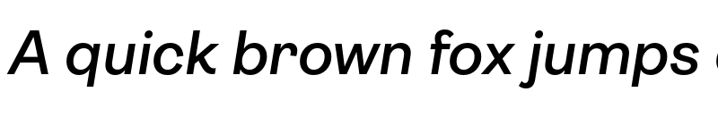 Preview of Ambit SemiBold Italic font