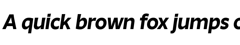 Preview of Ambra Sans Trial Bold Italic font