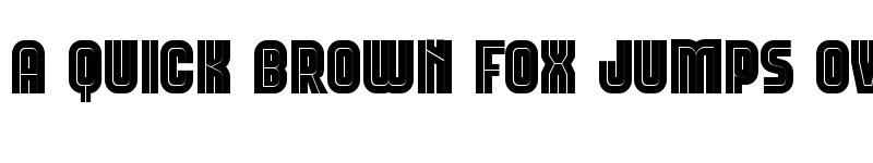 Preview of Ameen Inline font