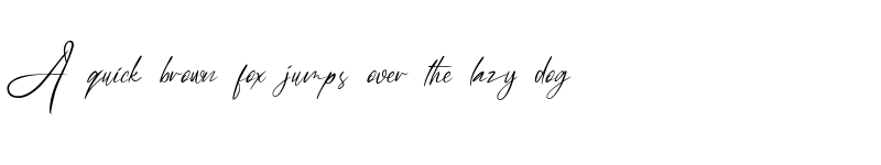 Preview of Amelia Bilquest Regular font