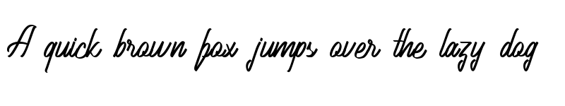 Preview of Amelia Nature Demo Regular font