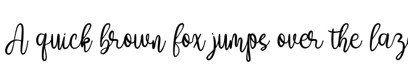 Preview of Amelia Sani Regular font