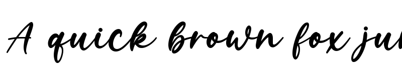 Preview of Amelie Regular font