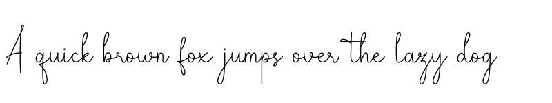 Preview of Amelin Secret Regular font