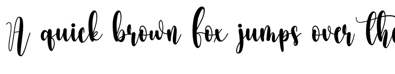 Preview of Amellinda Regular font