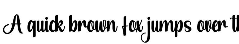 Preview of Amelyan Regular font