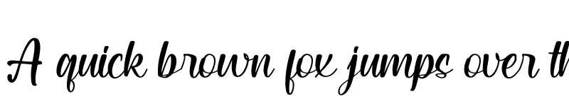 Preview of Ameratta Jungkun Regular font