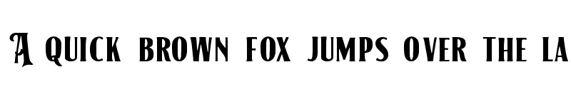 Preview of American Label Regular font