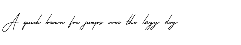 Preview of American Signature Regular font