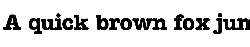 Preview of American Typewriter BQ Regular font