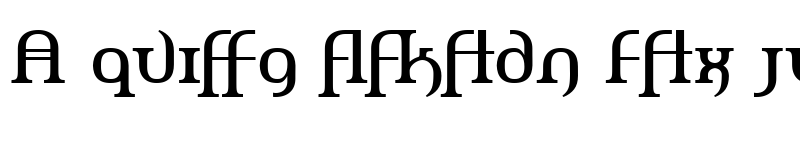 Preview of Amerika Alternates Regular font