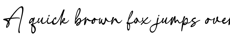 Preview of Amesthy Regular font