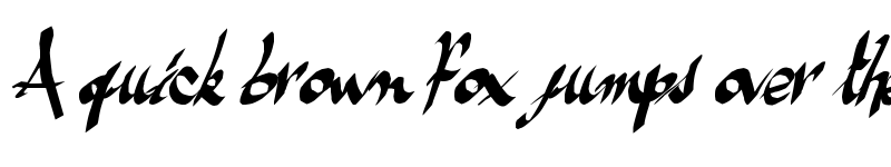 Preview of ameze'sfont Regular font