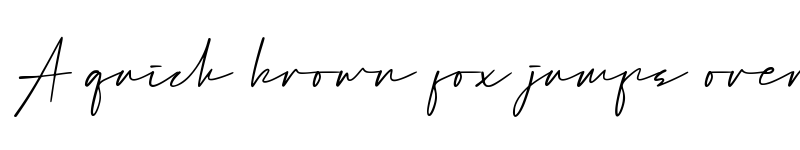 Preview of Ami Hollan DEMO Regular font