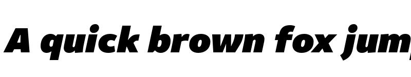 Preview of Amifer Black Italic font