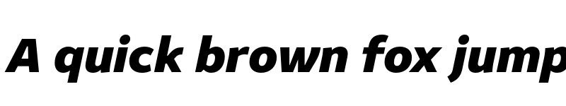 Preview of Amifer ExtraBold Italic font