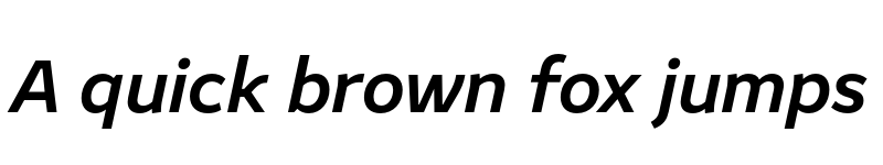 Preview of Amifer Medium Italic font