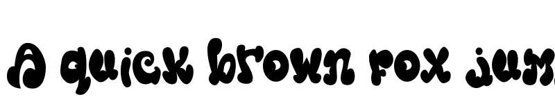 Preview of Amigos Regular font