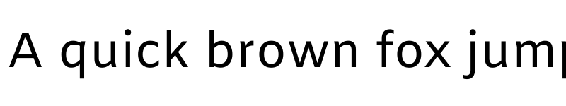 Preview of Amiko Regular font