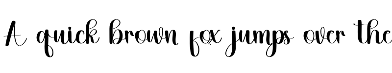 Preview of Aminah Regular font