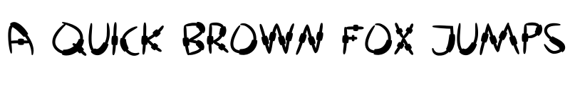 Preview of Amish Cyborg Regular font