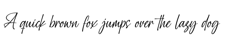 Preview of Amity Signature Regular font