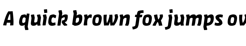 Preview of Amman Sans Pro Bold Italic font