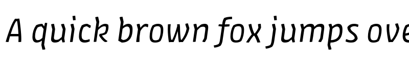 Preview of Amman Sans Pro Italic font