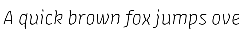 Preview of Amman Sans Pro Light Italic font