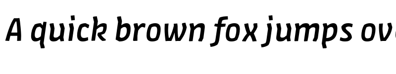 Preview of Amman Sans Pro Medium Italic font