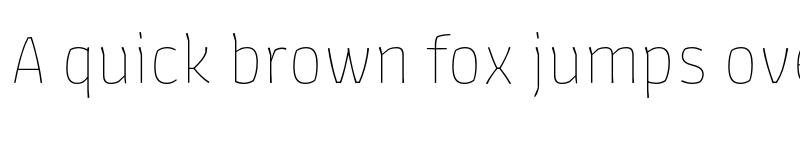 Preview of Amman Sans Pro Thin font