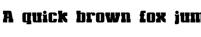 Preview of Amoba Regular font