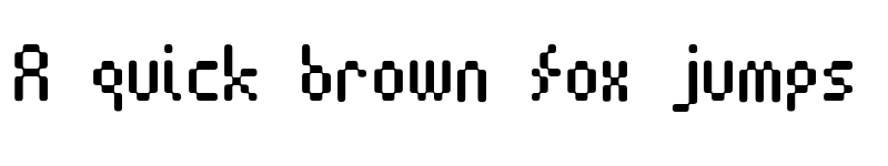 Preview of Amoebic Regular font