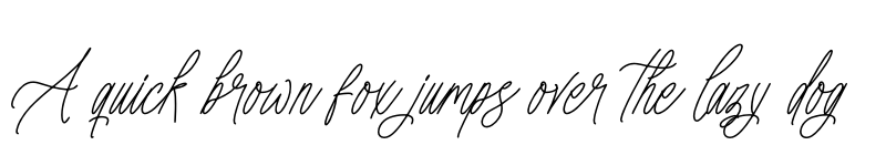 Preview of Amorthena Fregoontte Regular font