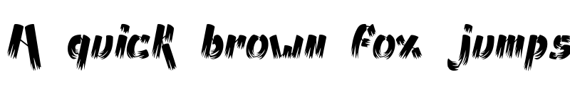 Preview of Ampad Brush Regular font