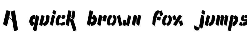 Preview of Ampad Solid Regular font