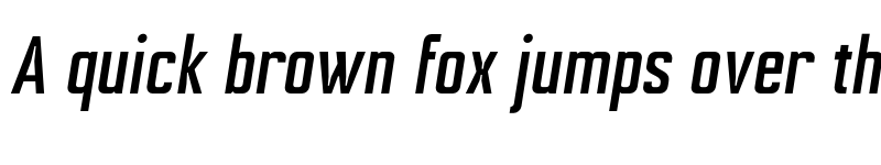 Preview of Ampero Italic font